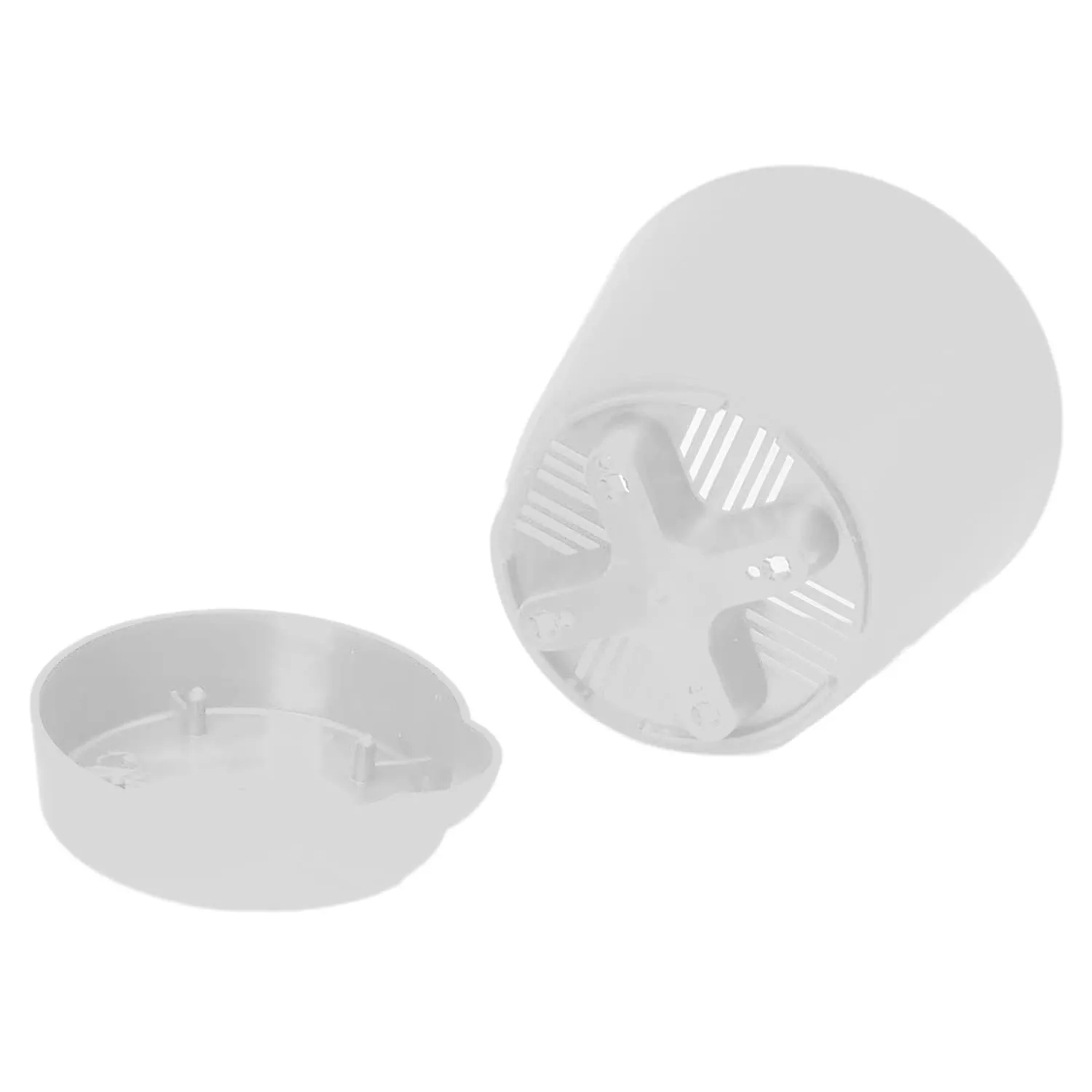 Heart Home Plastic Titan Pot|Garden Container for Plants & Flowers|Self-Watering Pot with Drainage Holes,6 Inch (White)