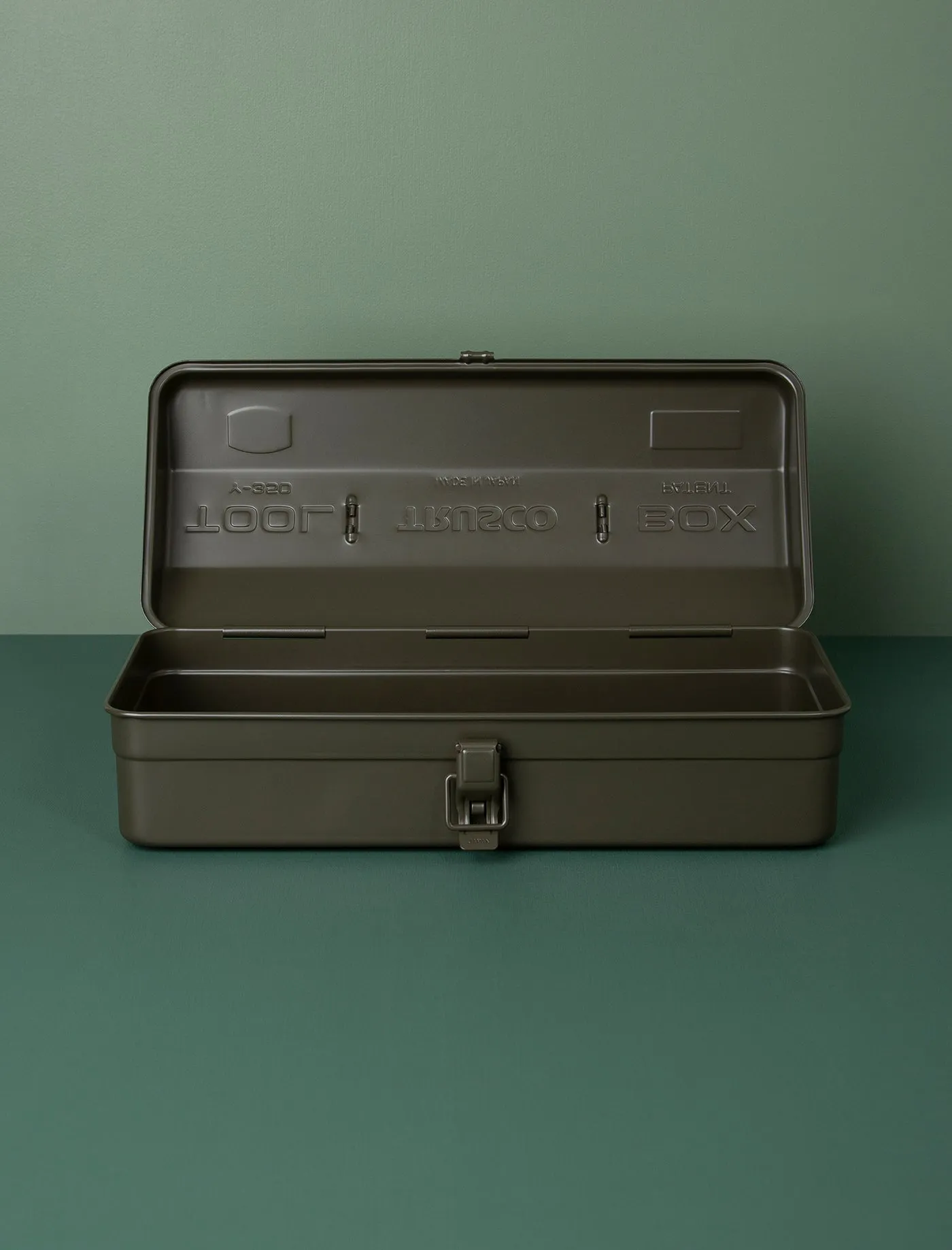 Hip Roof Steel Toolbox // Olive