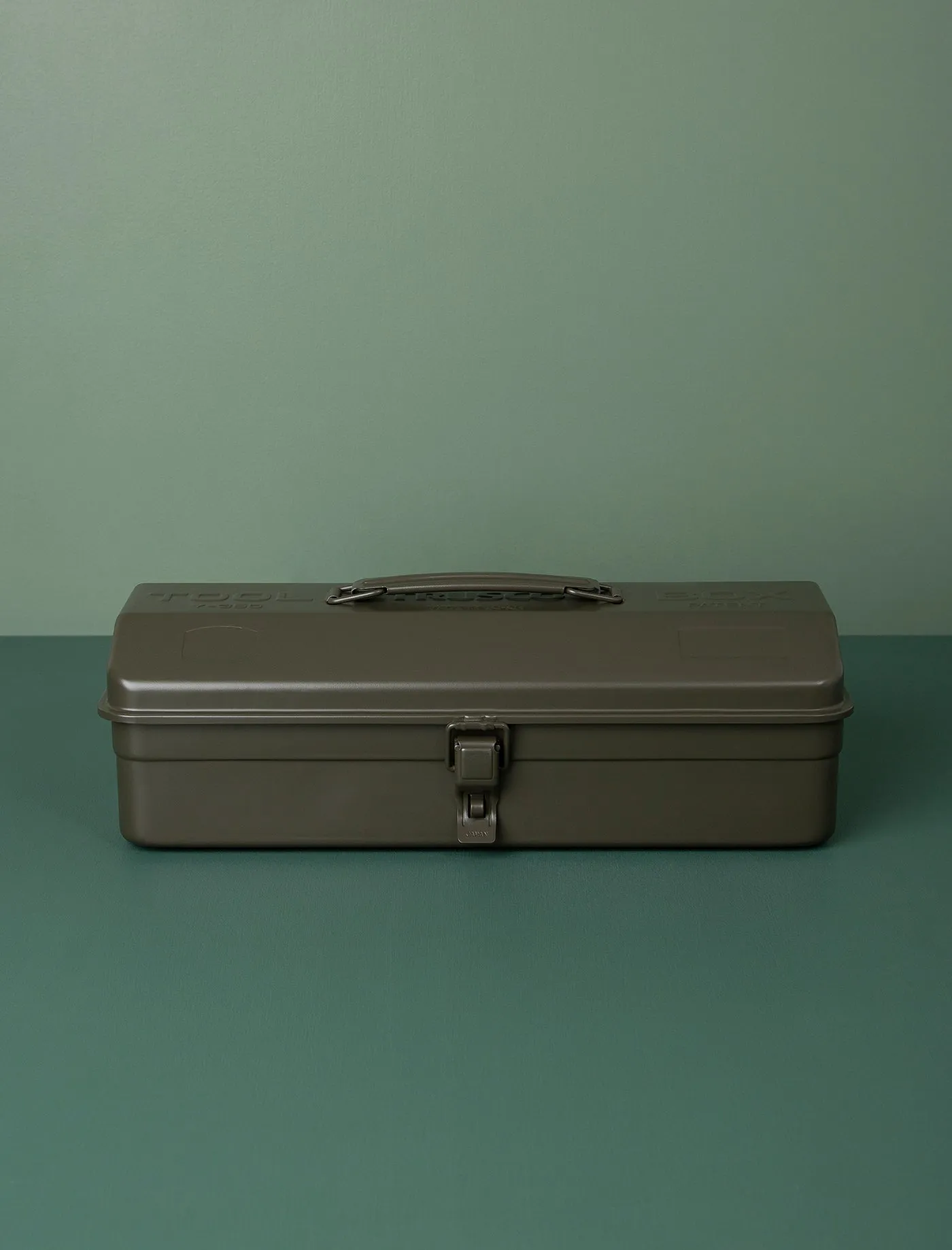 Hip Roof Steel Toolbox // Olive