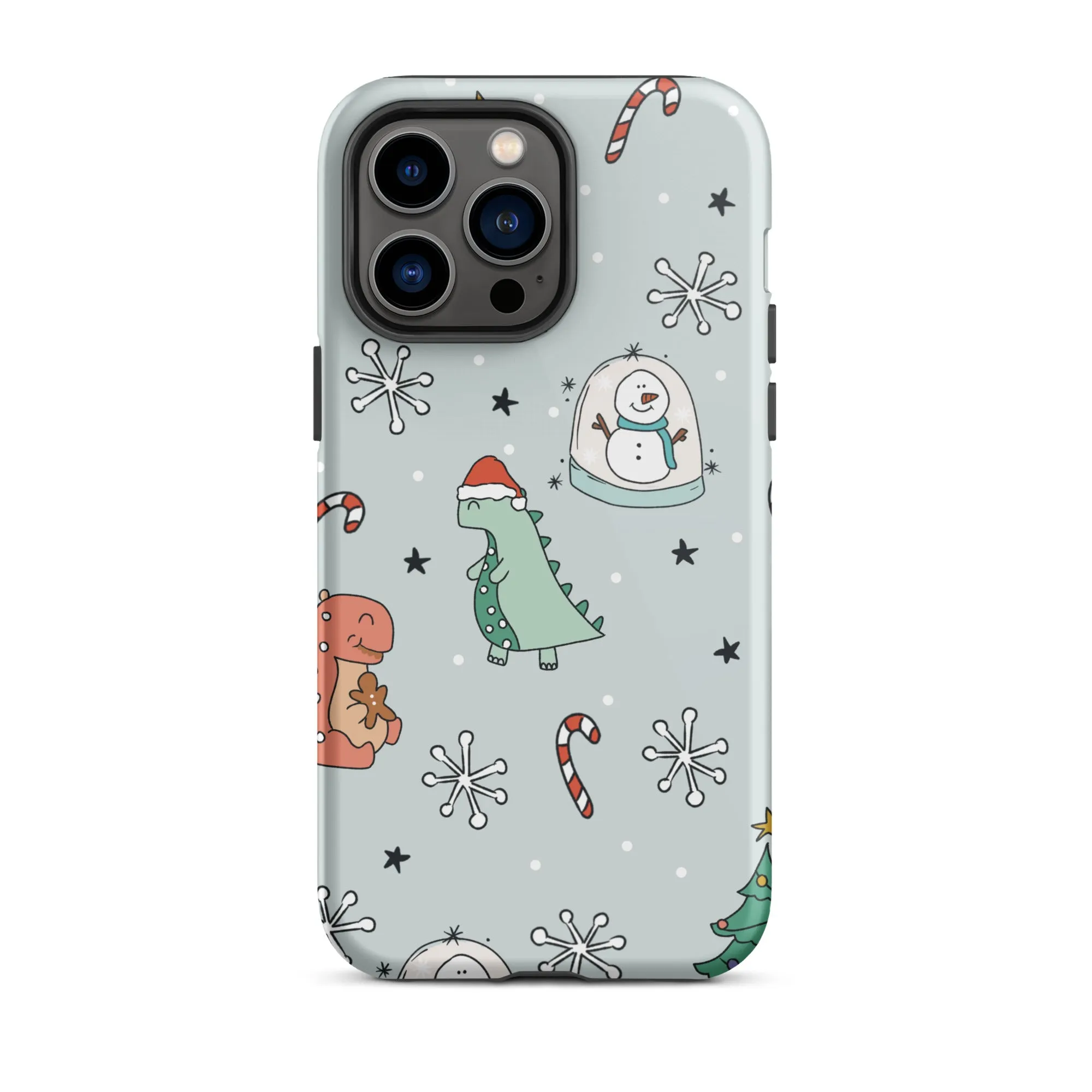 Holiday Dinos Tough iPhone case