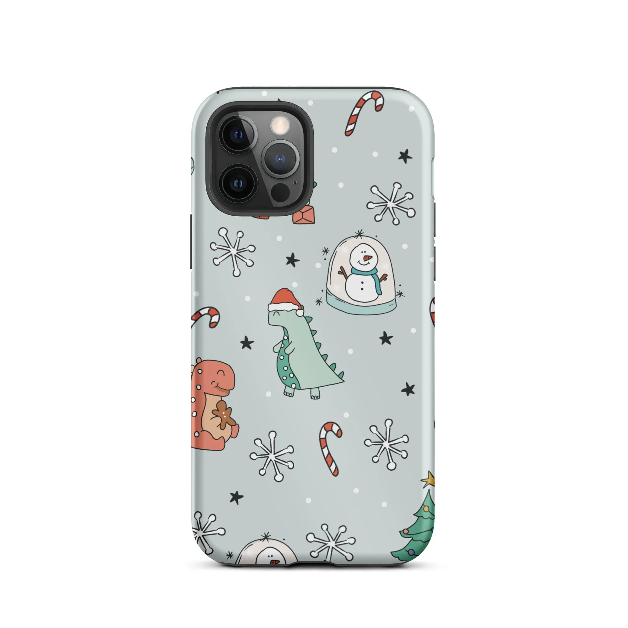 Holiday Dinos Tough iPhone case