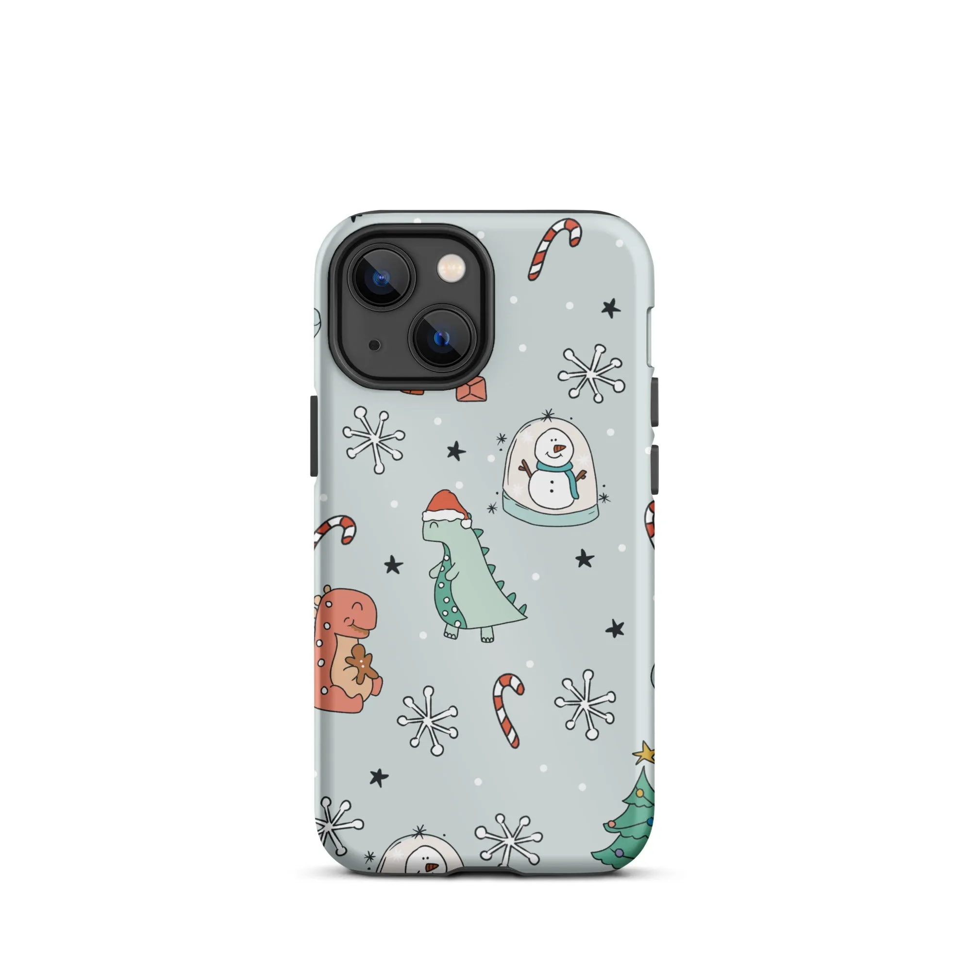 Holiday Dinos Tough iPhone case