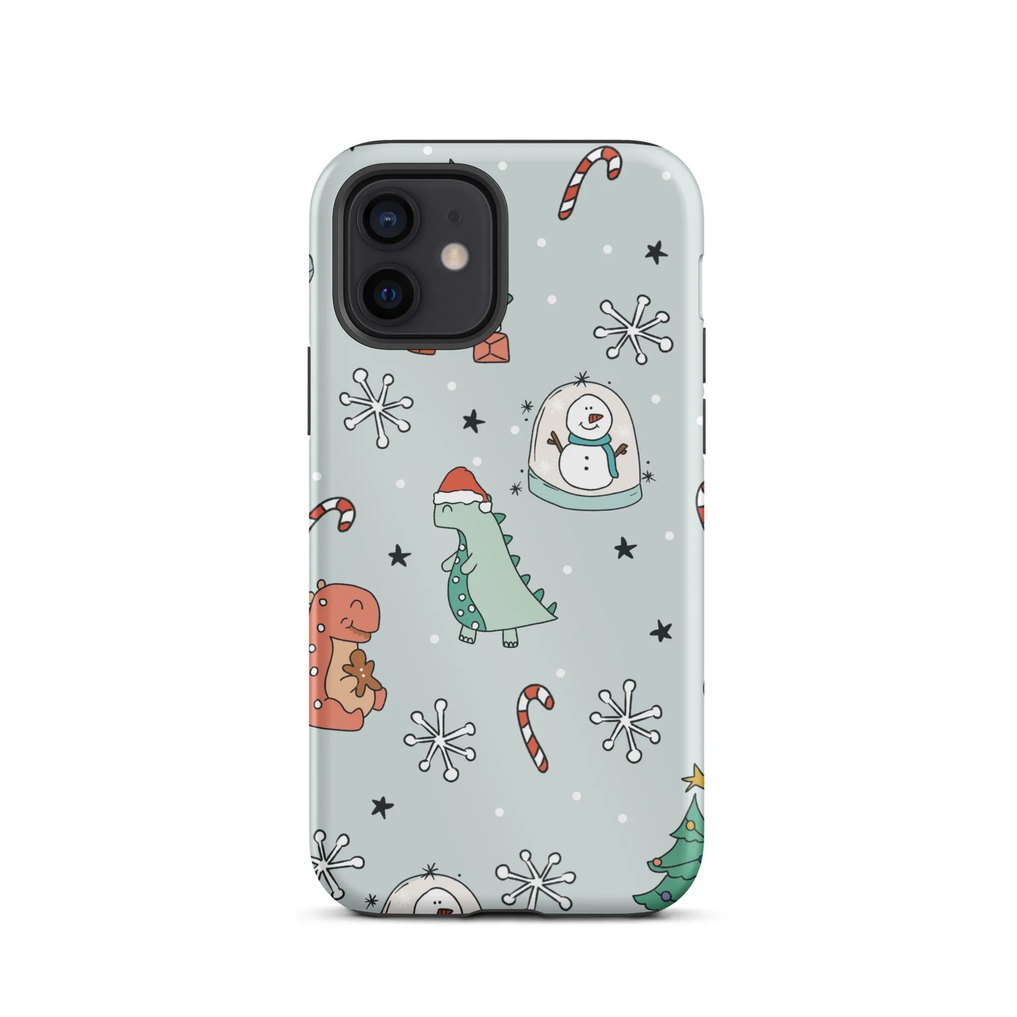 Holiday Dinos Tough iPhone case