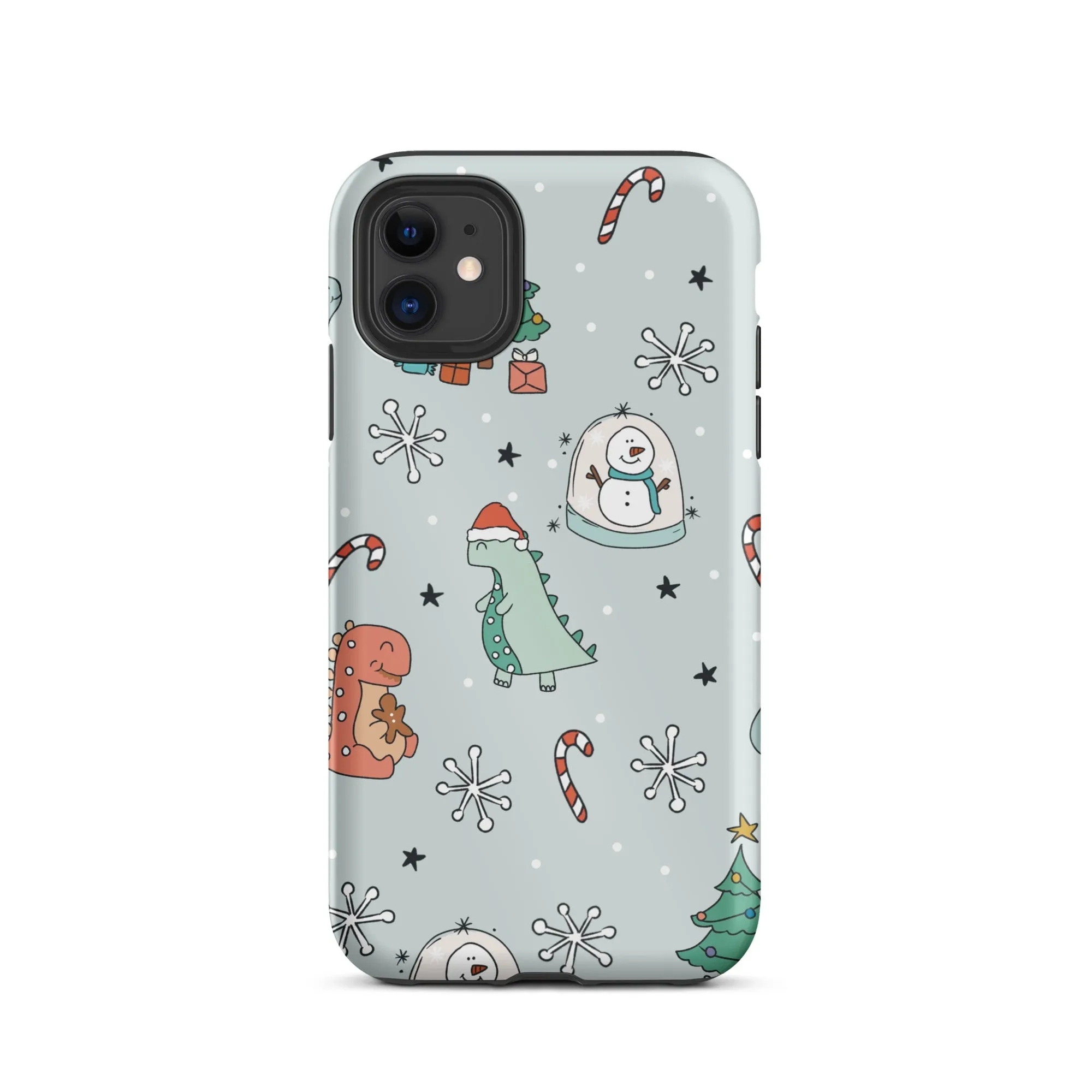 Holiday Dinos Tough iPhone case