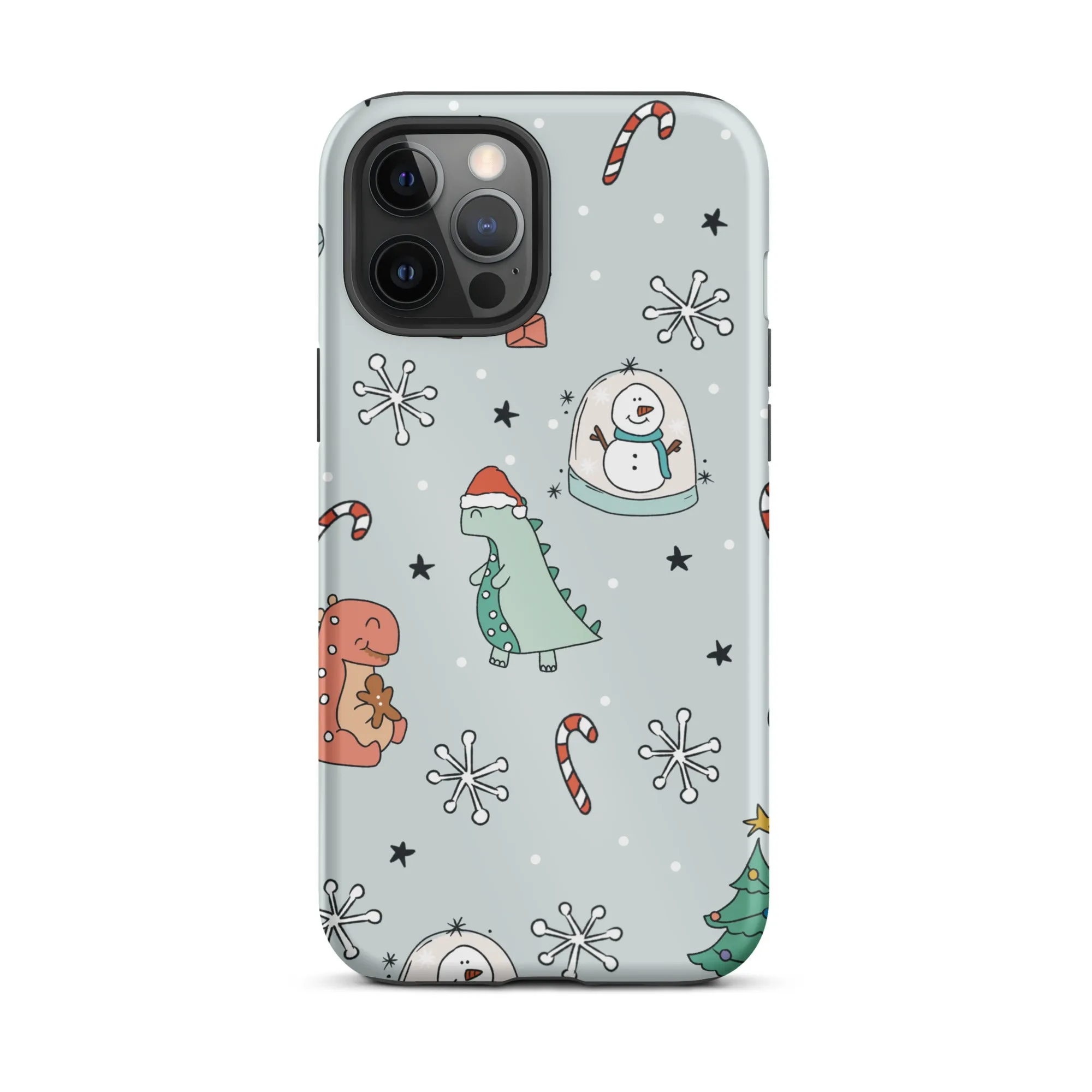Holiday Dinos Tough iPhone case