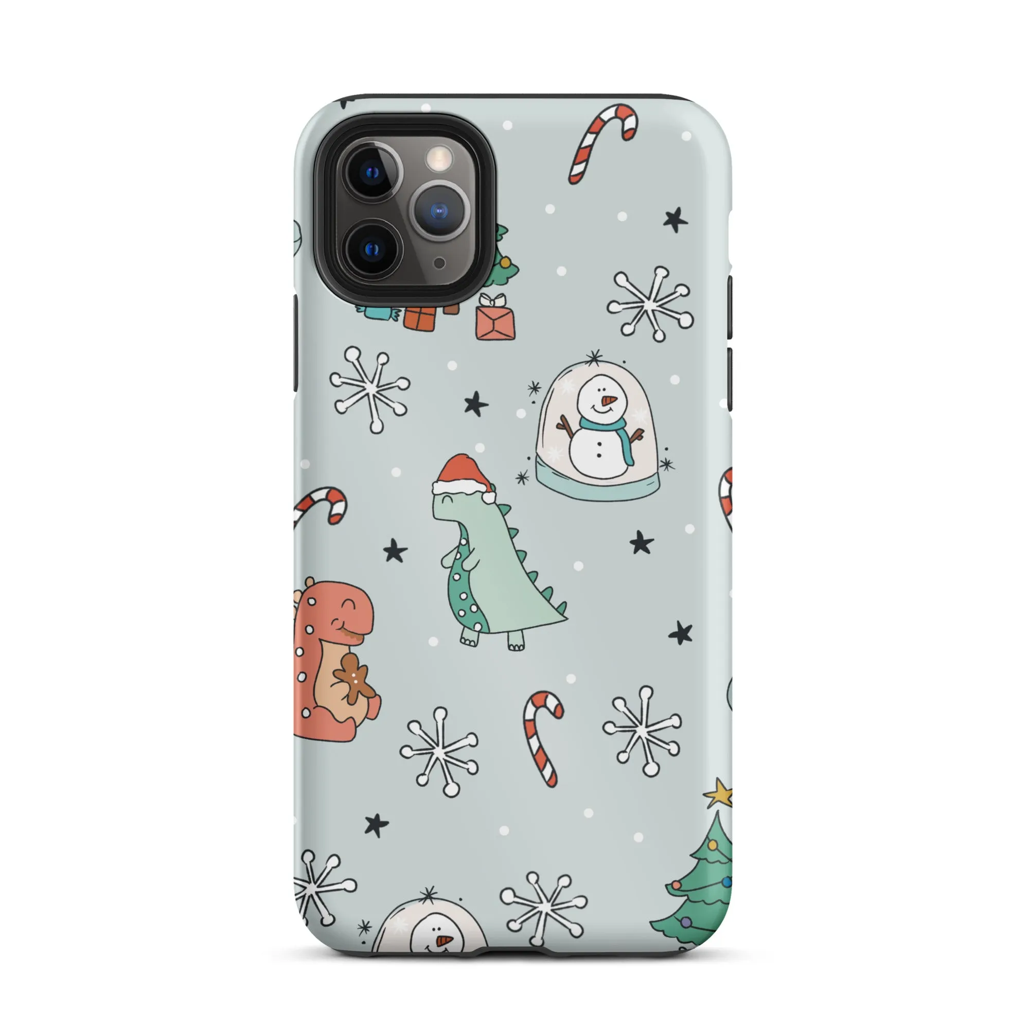 Holiday Dinos Tough iPhone case