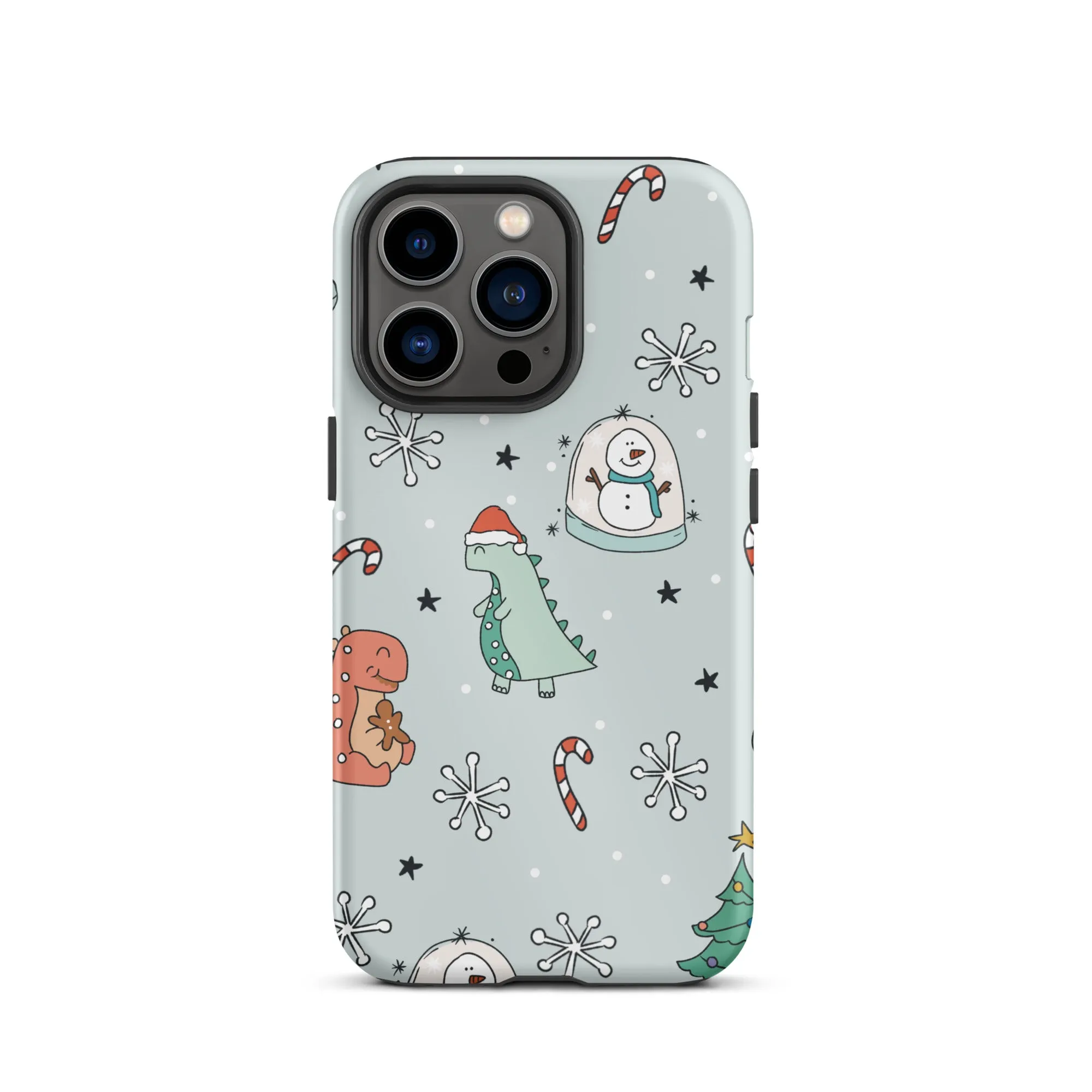 Holiday Dinos Tough iPhone case