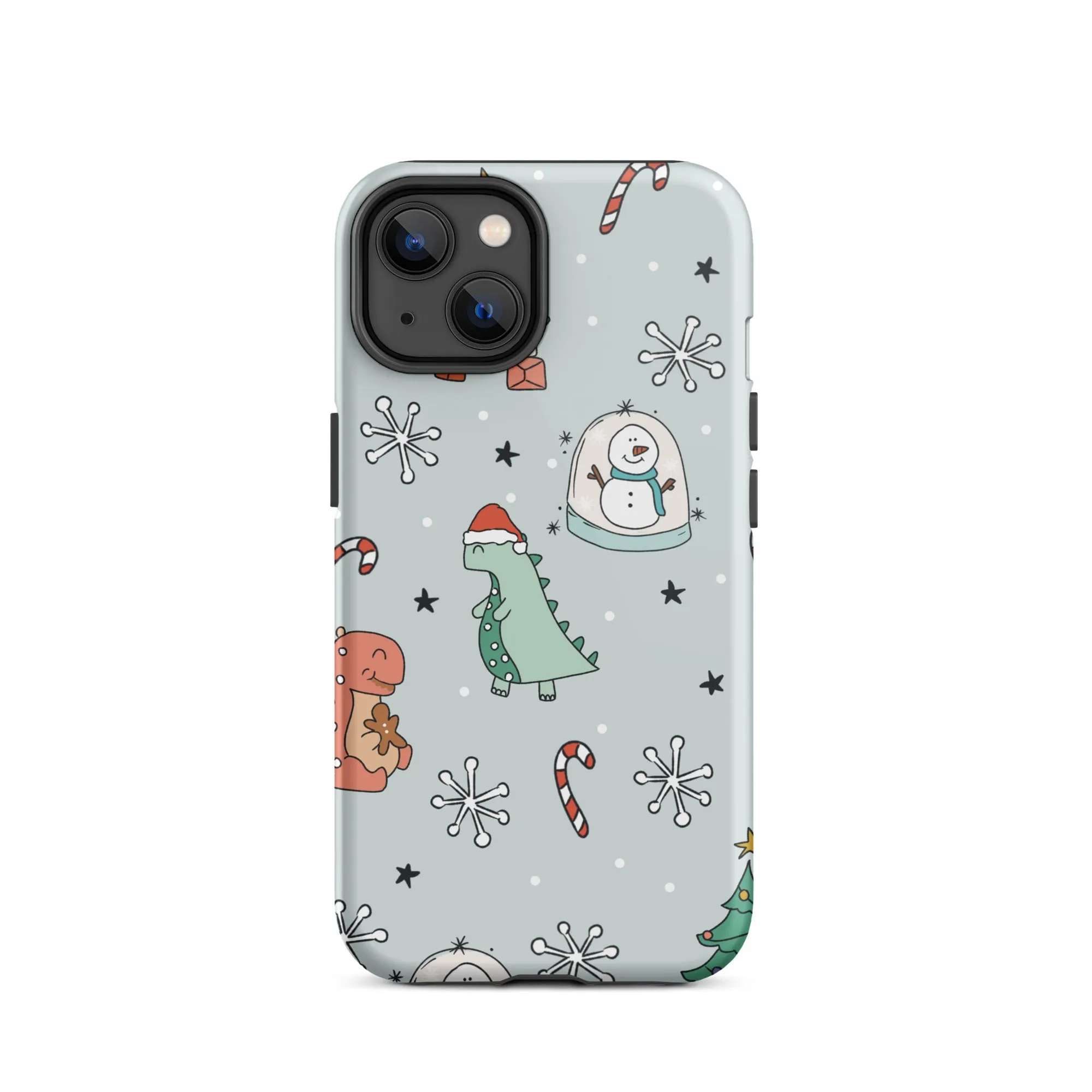 Holiday Dinos Tough iPhone case