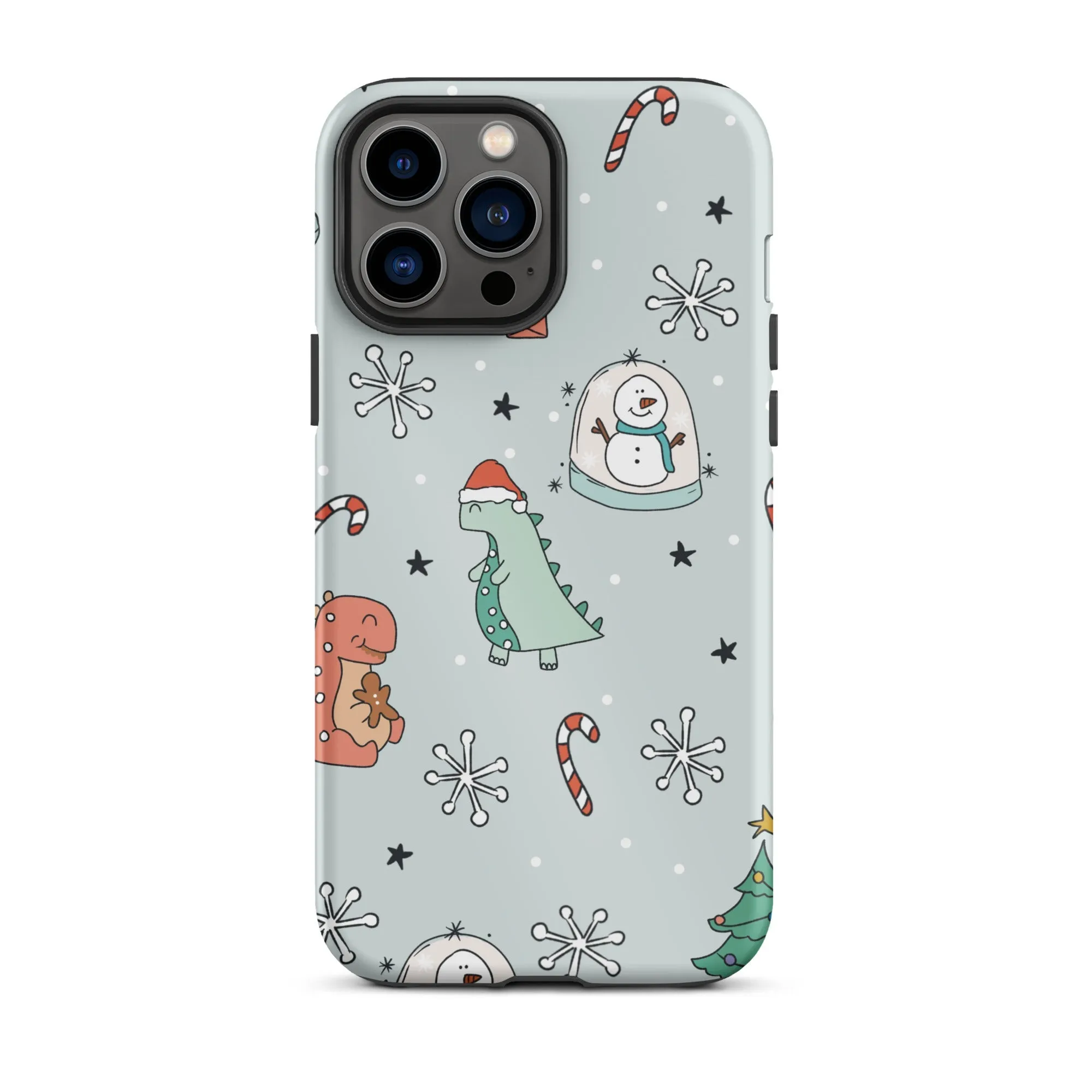 Holiday Dinos Tough iPhone case