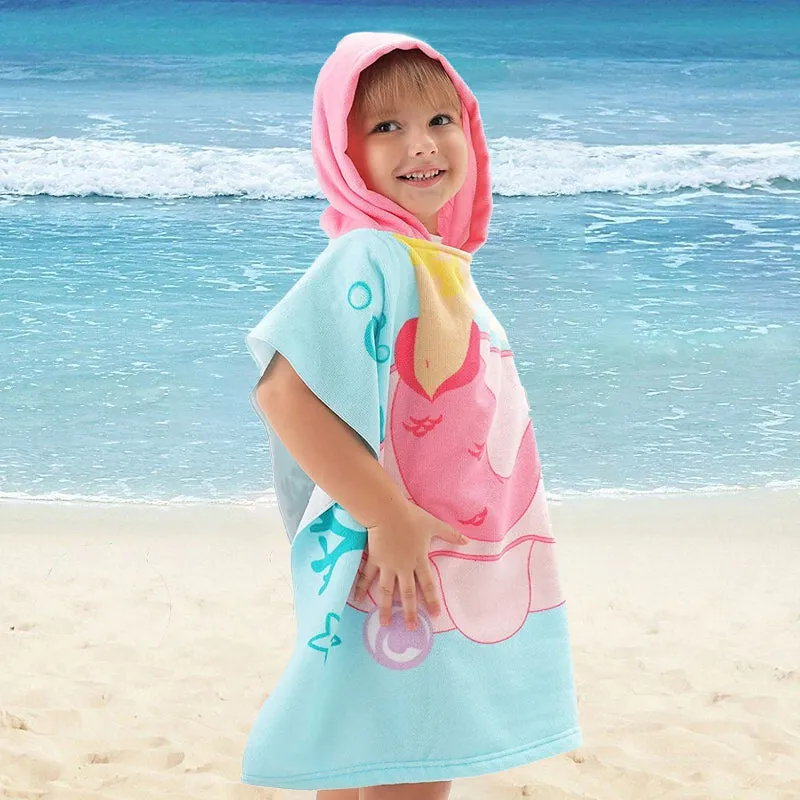 Hooded bath towels for children - soft &amp; absorbent