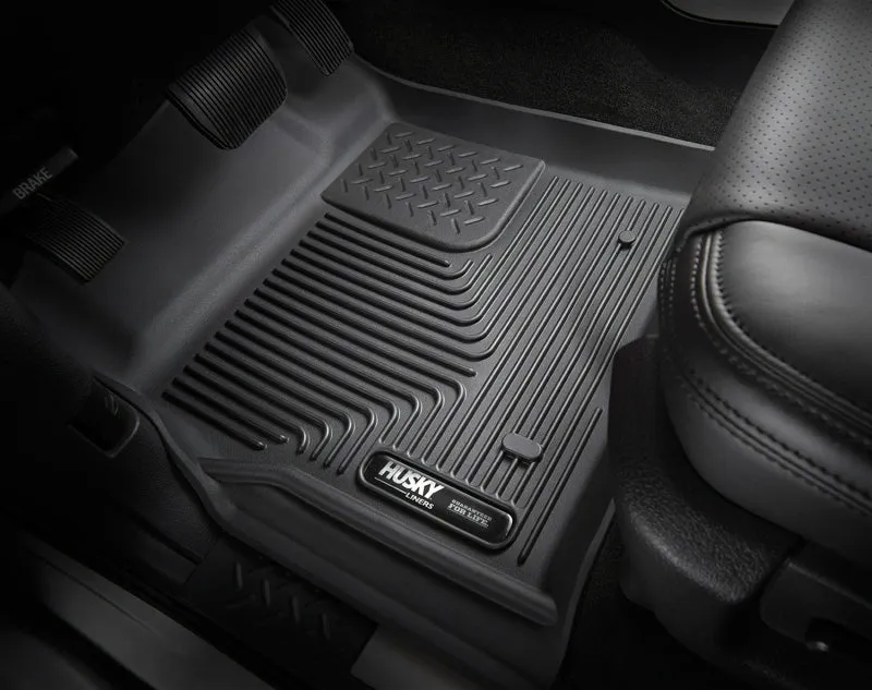 Husky Liners Weatherbeater Floor Liner - Front - Plastic - Black - Honda CR-V 2017-21 - (Pair)