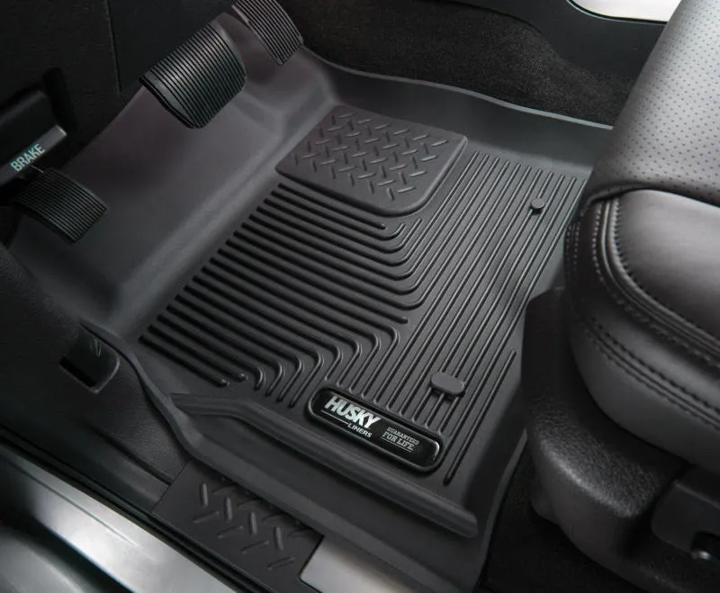 Husky Liners X-Act Contour Front Floor Liner - Black/Textured - Ford Midsize Car 2013-16 (Pair)
