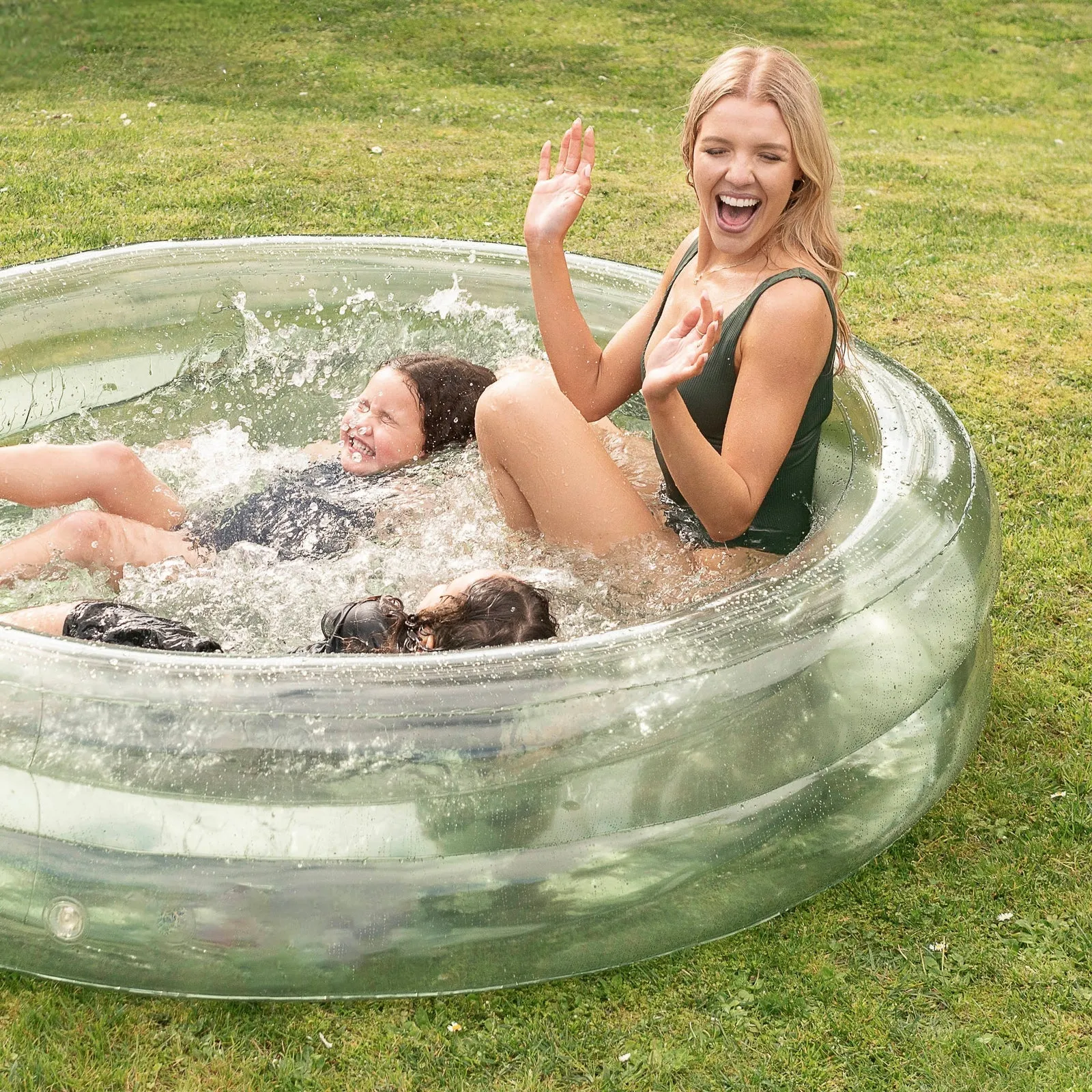 Inflatable Round Pool | Seaglass