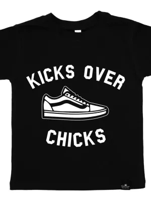 KICKS OVER CHICKS TEE