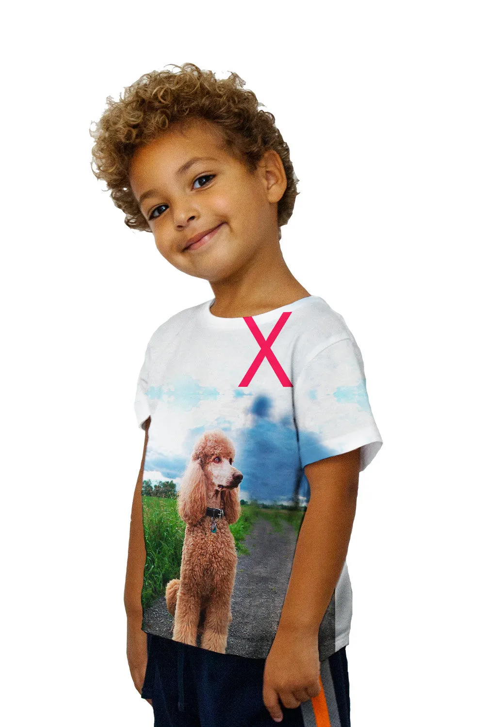 Kids Aspiring Poodle Outdoors