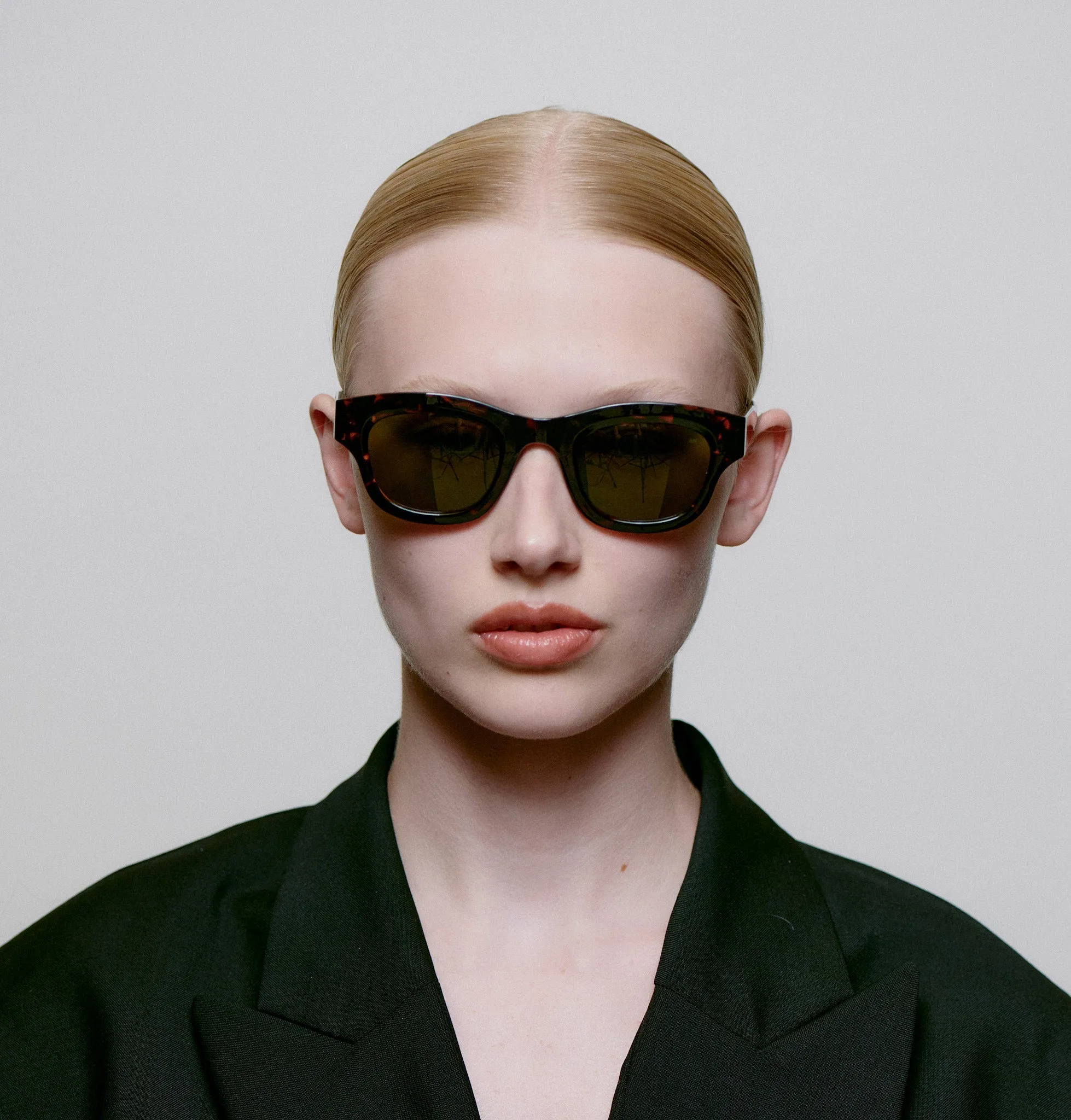 Lane Sunglasses - Demi Tortoise