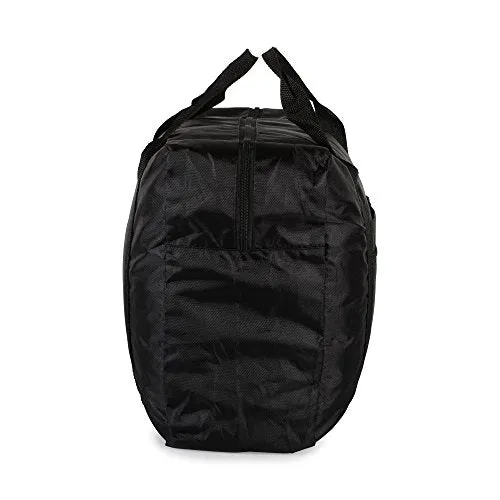 Lightweight Travel Weekender Duffle Bag for Carry On Luggage, Vacation, Sports, Yoga, Gym, and Storage - Black