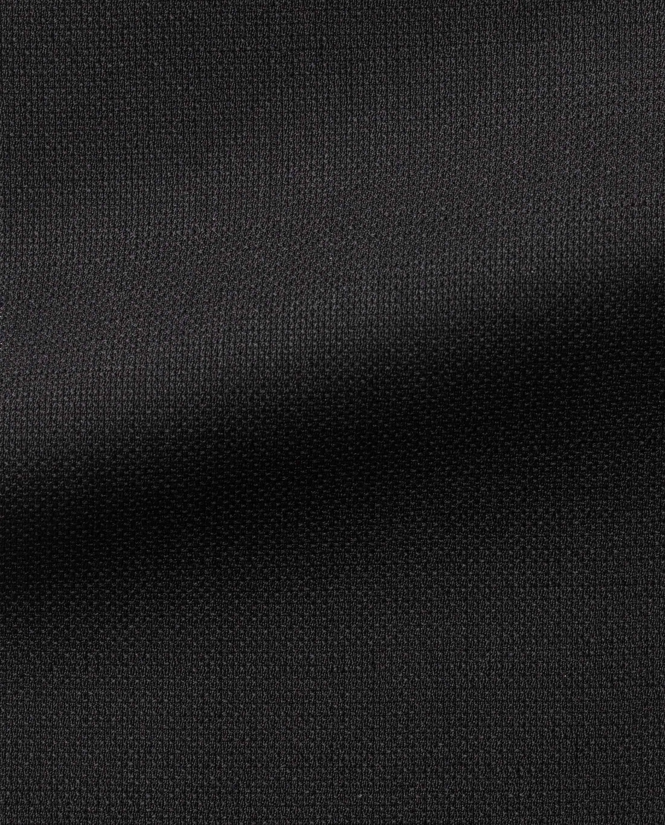 Loro Piana TRAVELLER Black Hopsack High Twisted Wool