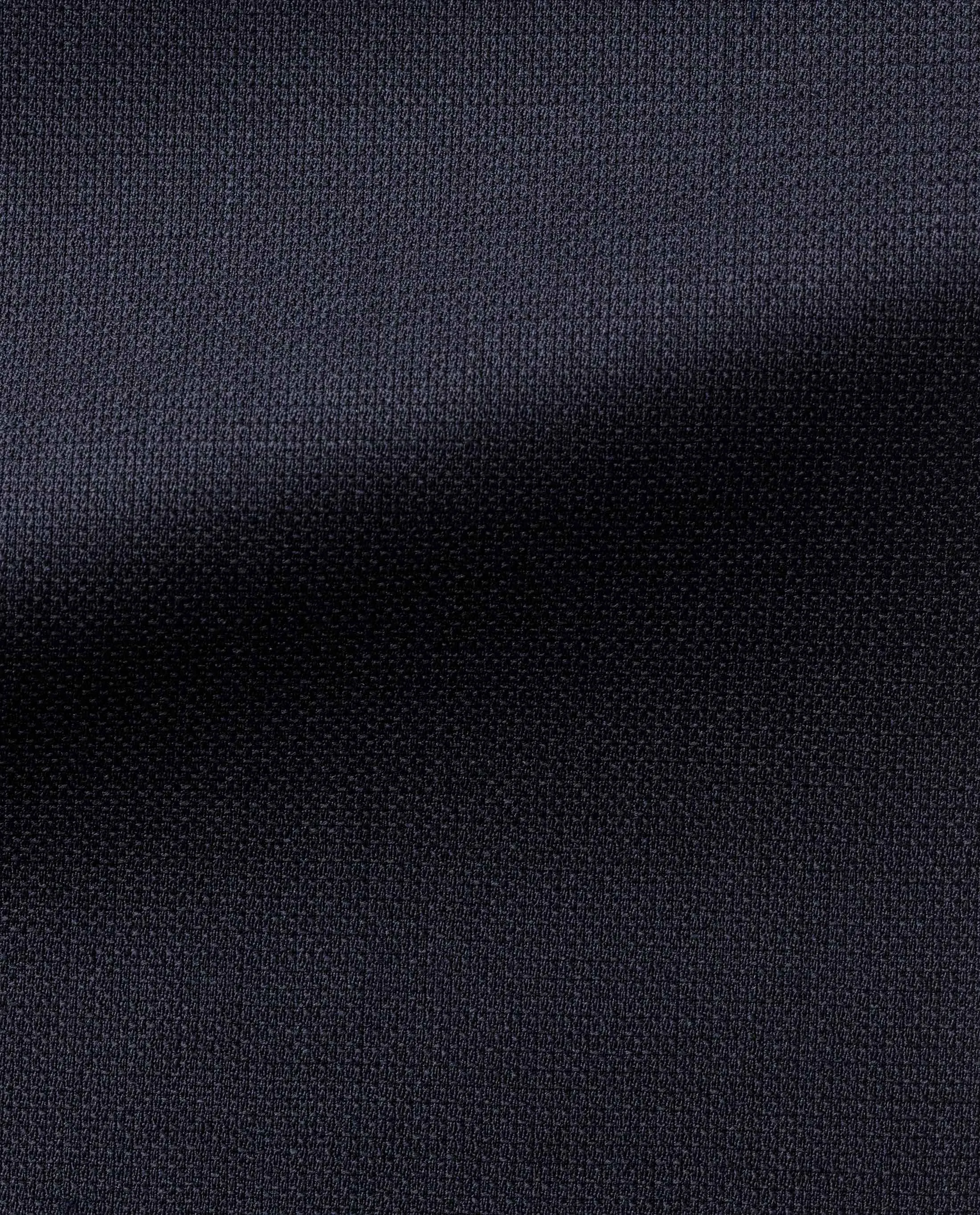 Loro Piana TRAVELLER Navy Blue Hopsack High Twisted Wool