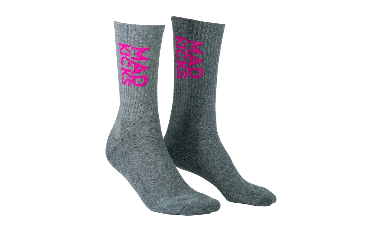 Mad Kicks Socks "Dark Grey"
