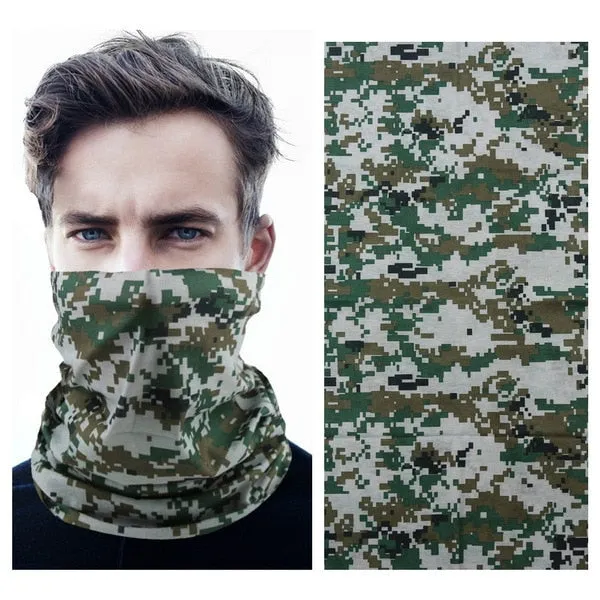 MENFLY Military Tactical Hiking Bib Headscarf Camouflage Special Forces Scarf  for Men Women Cycling UV Protective Headkerchief