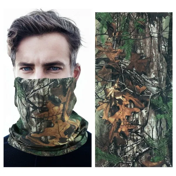 MENFLY Military Tactical Hiking Bib Headscarf Camouflage Special Forces Scarf  for Men Women Cycling UV Protective Headkerchief