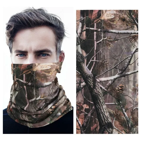 MENFLY Military Tactical Hiking Bib Headscarf Camouflage Special Forces Scarf  for Men Women Cycling UV Protective Headkerchief
