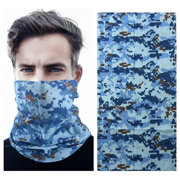 MENFLY Military Tactical Hiking Bib Headscarf Camouflage Special Forces Scarf  for Men Women Cycling UV Protective Headkerchief