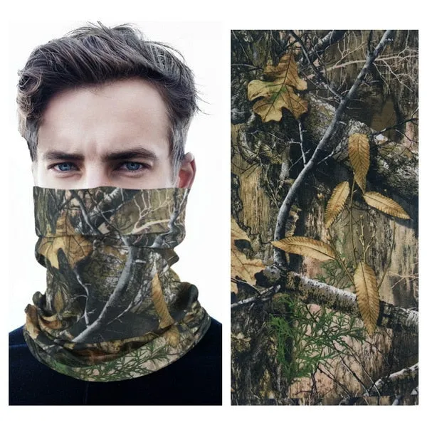 MENFLY Military Tactical Hiking Bib Headscarf Camouflage Special Forces Scarf  for Men Women Cycling UV Protective Headkerchief