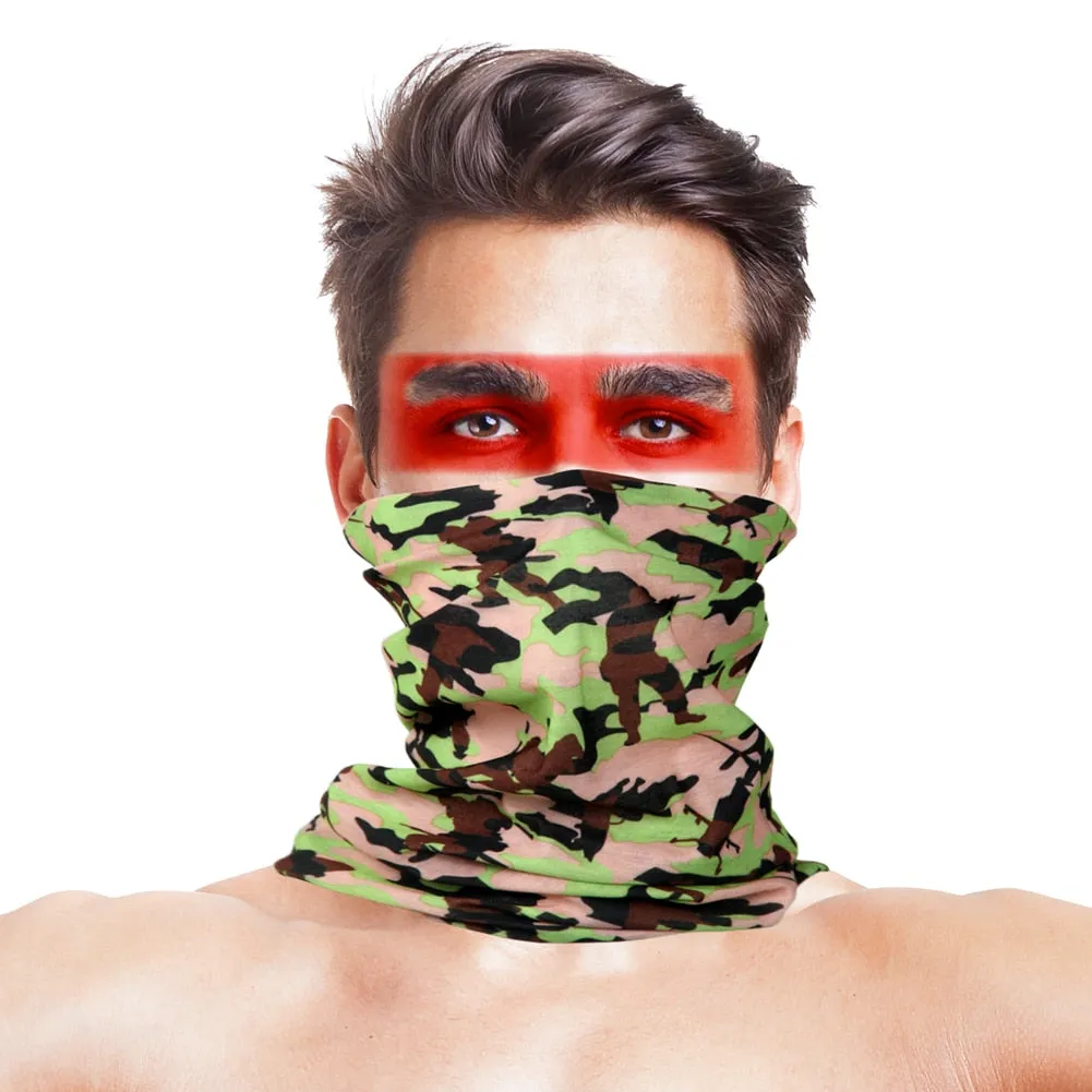 MENFLY Military Tactical Hiking Bib Headscarf Camouflage Special Forces Scarf  for Men Women Cycling UV Protective Headkerchief