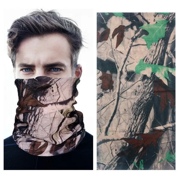 MENFLY Military Tactical Hiking Bib Headscarf Camouflage Special Forces Scarf  for Men Women Cycling UV Protective Headkerchief