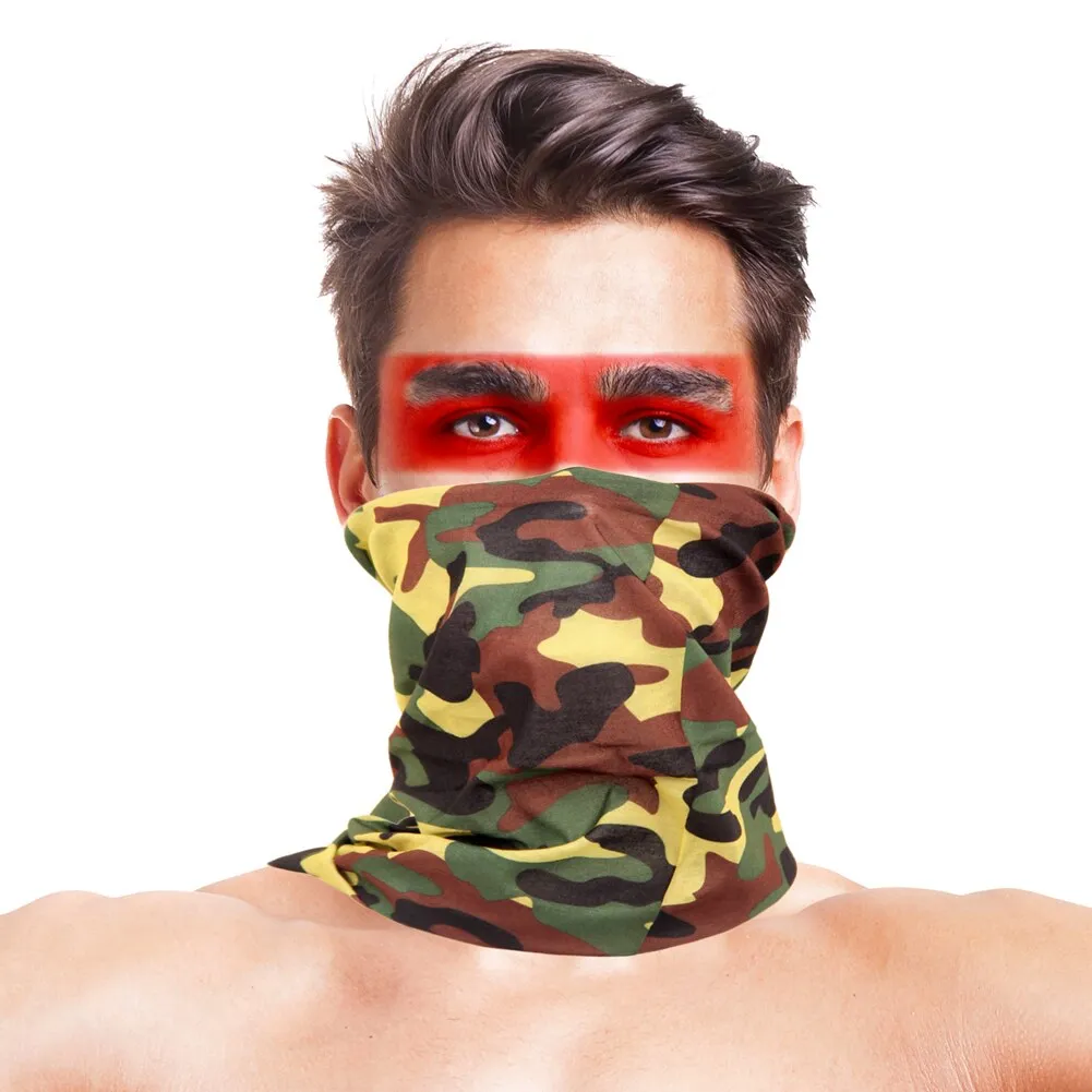 MENFLY Military Tactical Hiking Bib Headscarf Camouflage Special Forces Scarf  for Men Women Cycling UV Protective Headkerchief