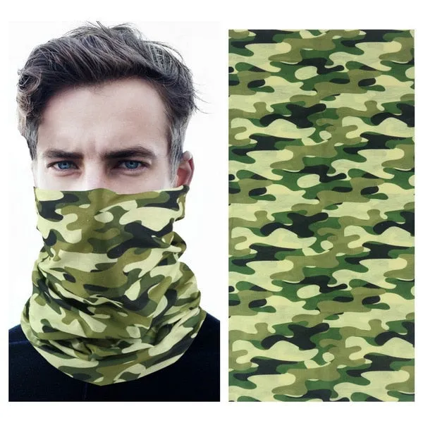 MENFLY Military Tactical Hiking Bib Headscarf Camouflage Special Forces Scarf  for Men Women Cycling UV Protective Headkerchief