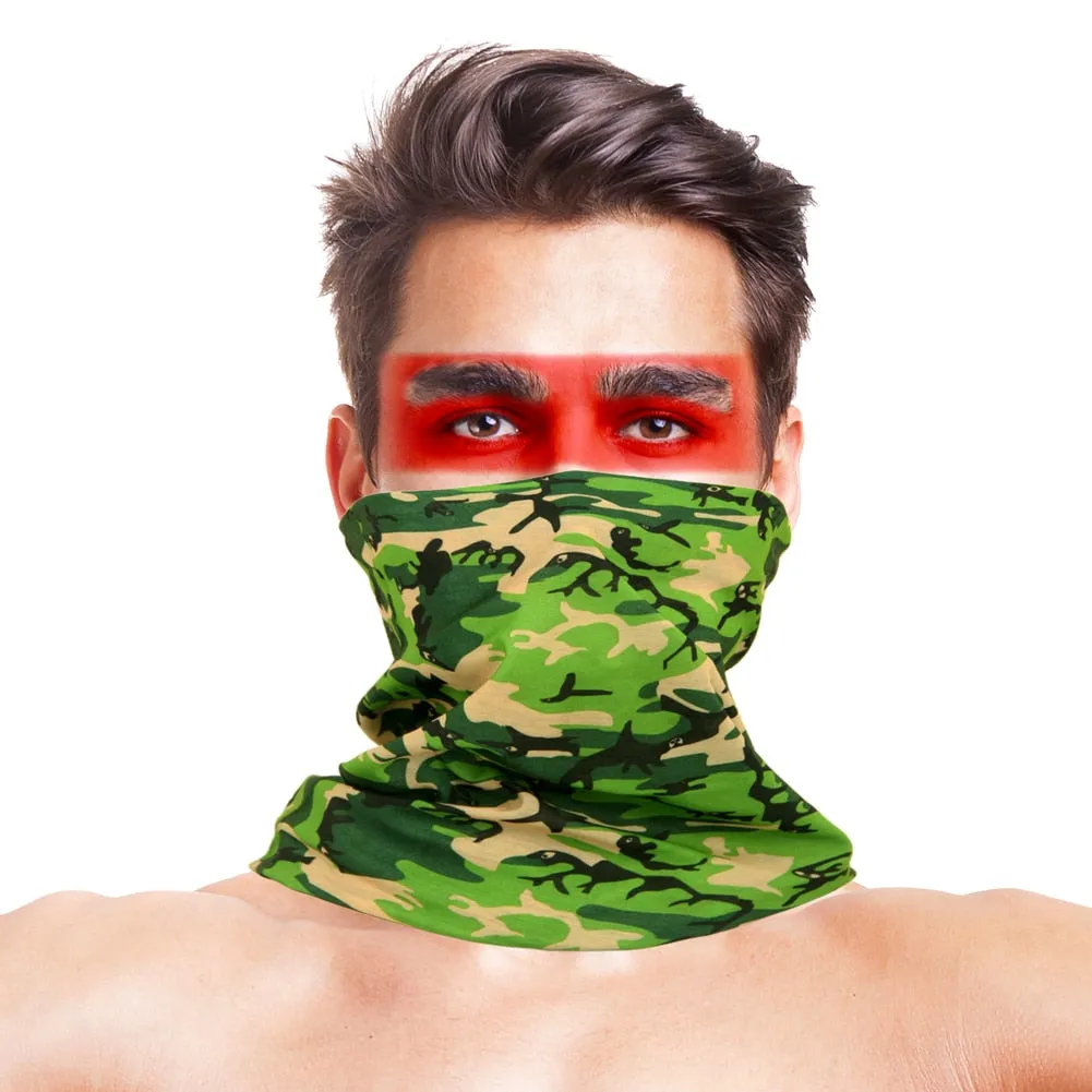 MENFLY Military Tactical Hiking Bib Headscarf Camouflage Special Forces Scarf  for Men Women Cycling UV Protective Headkerchief