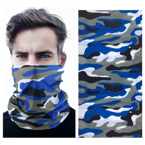MENFLY Military Tactical Hiking Bib Headscarf Camouflage Special Forces Scarf  for Men Women Cycling UV Protective Headkerchief