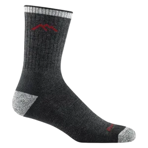 Men's Hiker Micro Crew Midweight Hiking Sock - Black