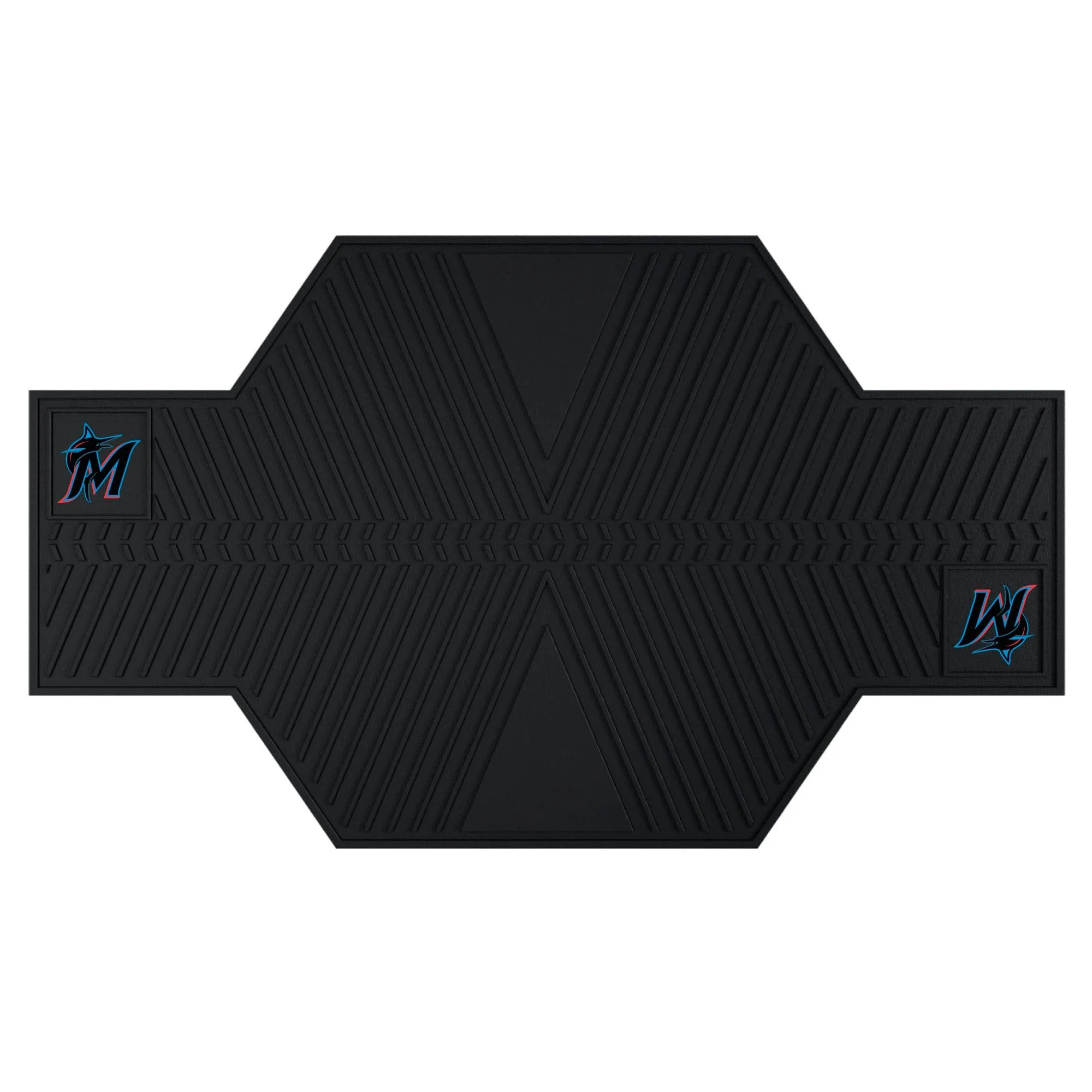 Miami Marlins Motorcycle Mat