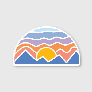 Mosaic Mountain Sticker