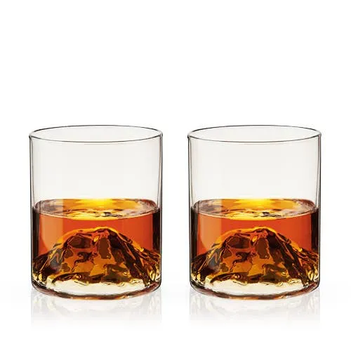Mountain Crystal Tumblers - Set of 2