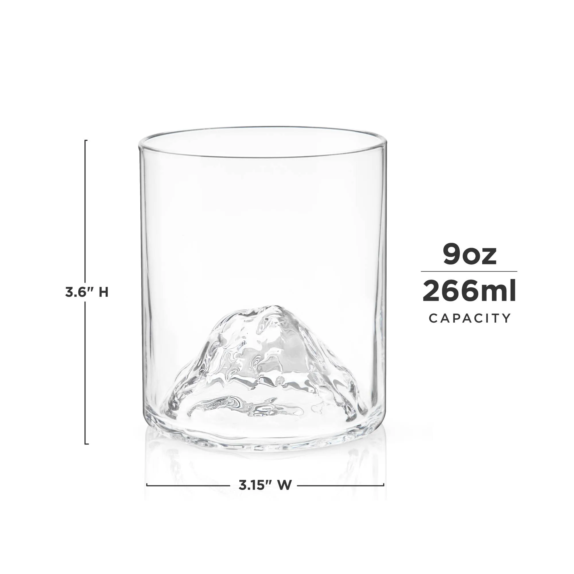 Mountain Crystal Tumblers - Set of 2