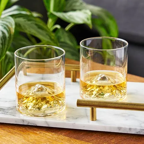 Mountain Crystal Tumblers - Set of 2