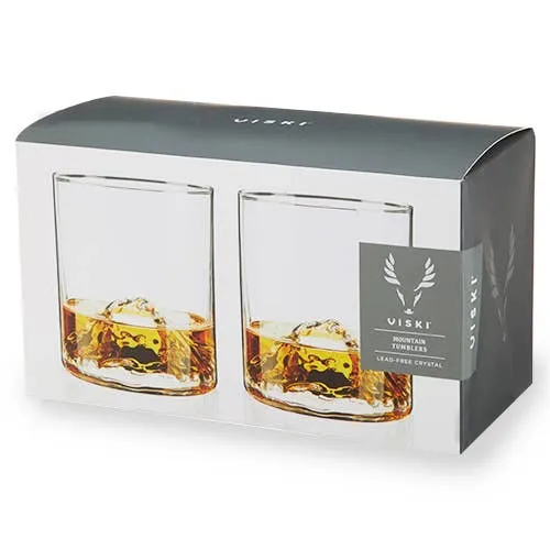 Mountain Crystal Tumblers - Set of 2