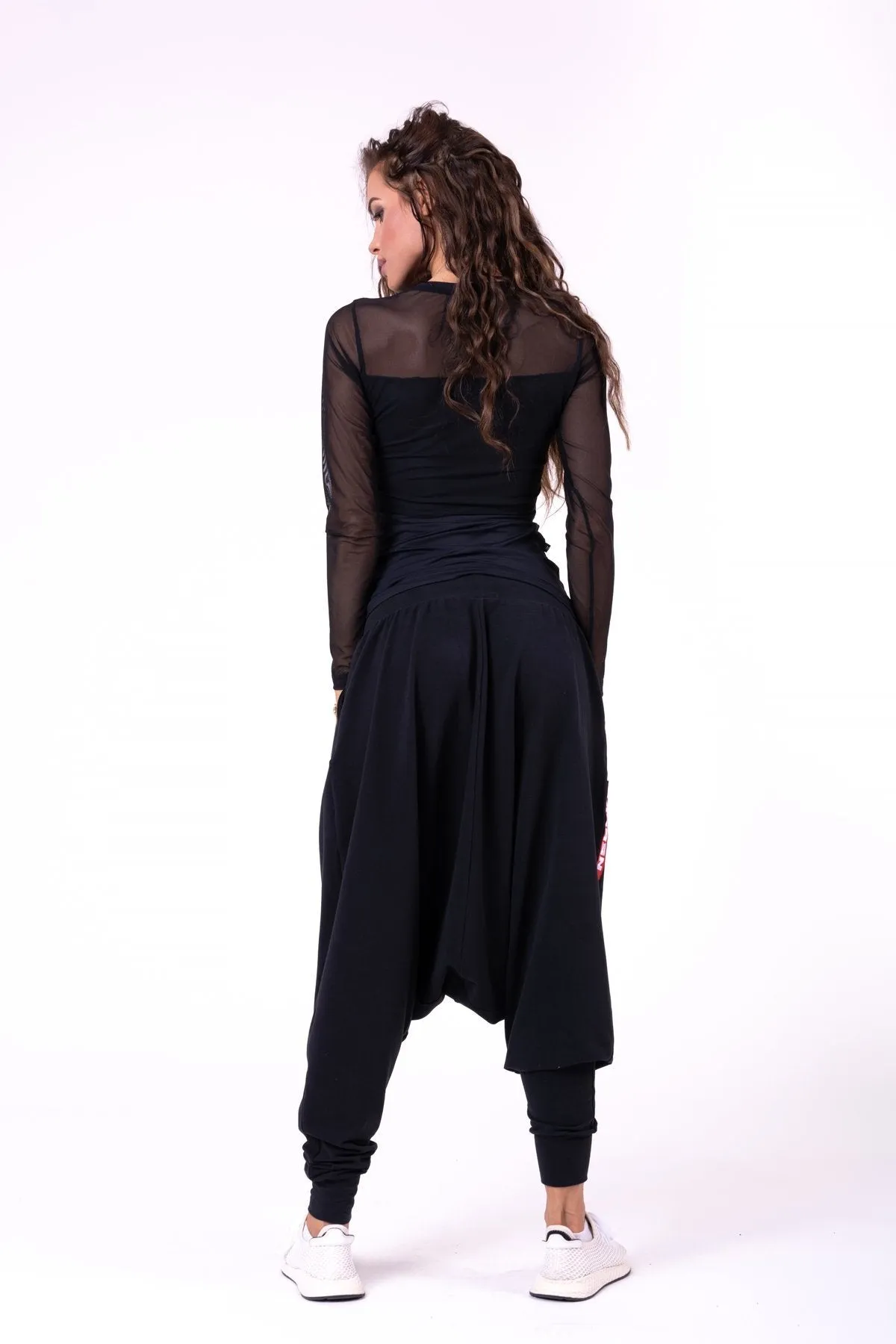 Nebbia Flash-Mesh Longsleeve Shirt 664 - Black