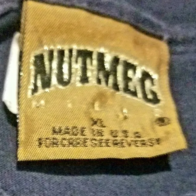 NEW YORK YANKEES '90s NUTMEG VINTAGE T-Shirt Men's X-LARGE XL