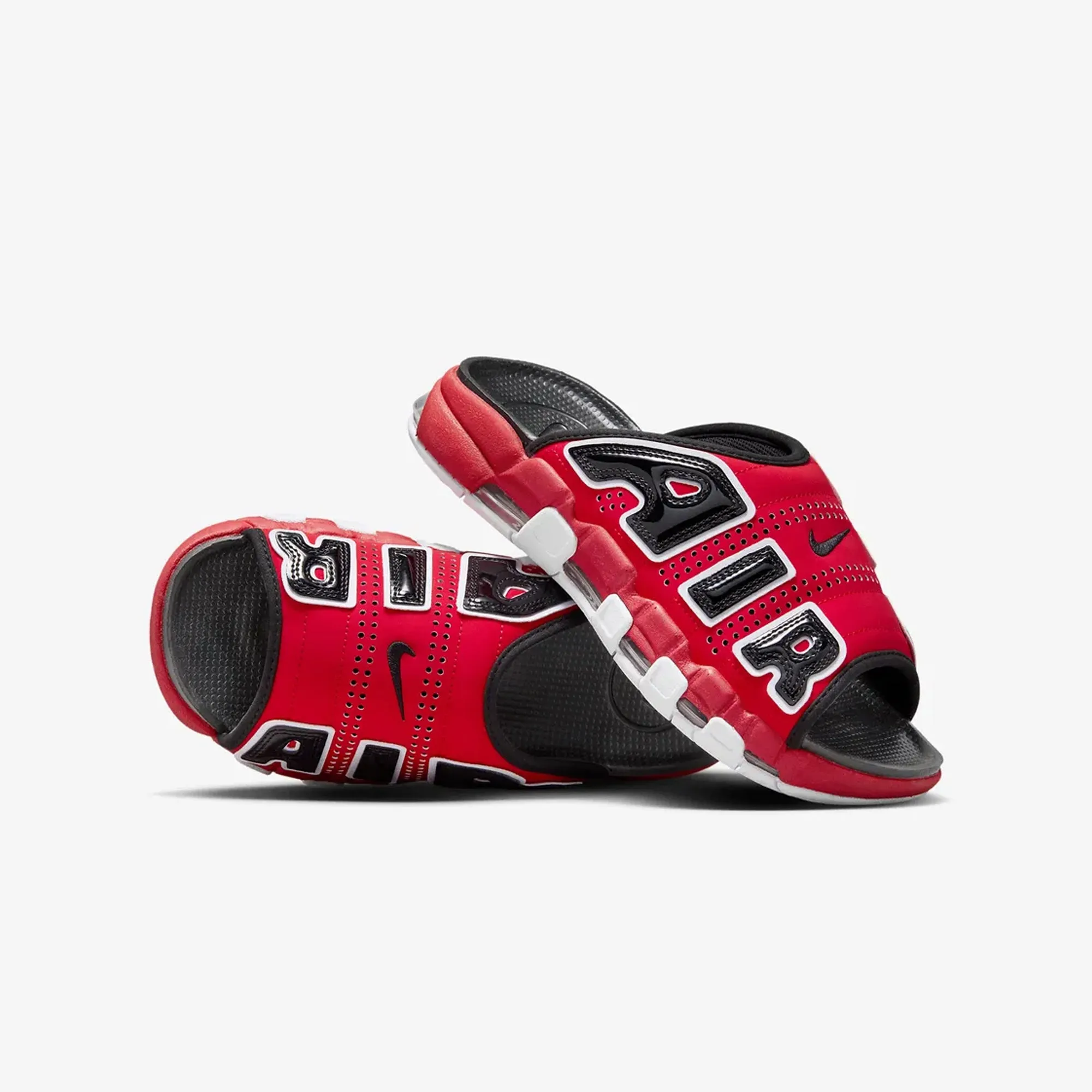Nike | AIR MORE UPTEMPO  { UNIVERSITY RED/WHITE-BLACK-CLEAR