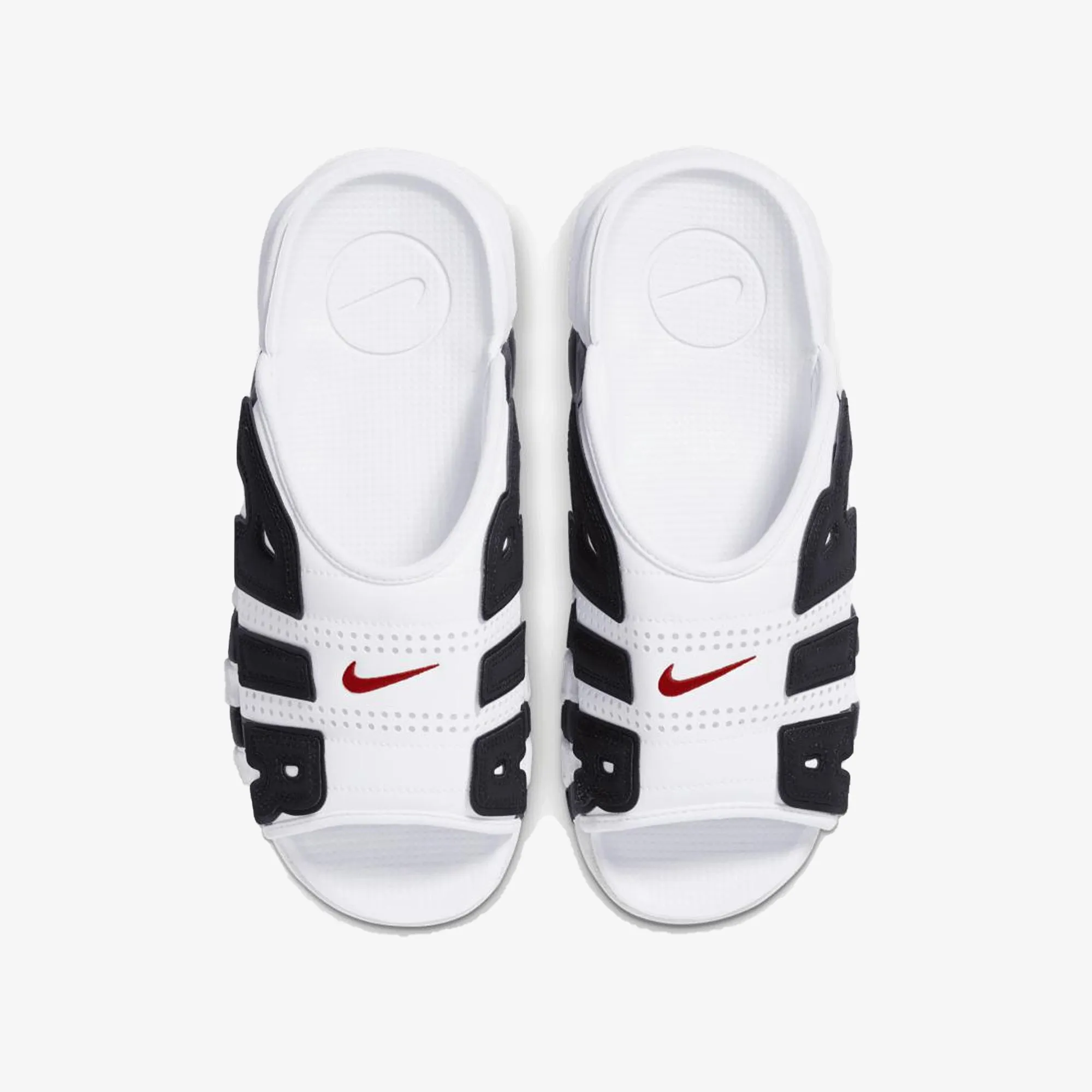 Nike | AIR MORE UPTEMPO  { WHITE/VARSITY BLACK