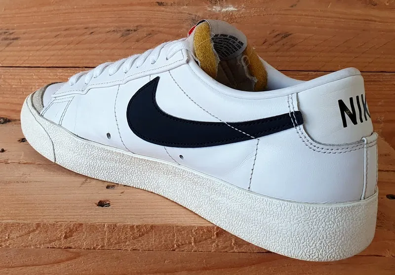 Nike Blazer Low 77 Leather Trainers UK8.5/US9.5/EU43 DA6364-101 White/Black