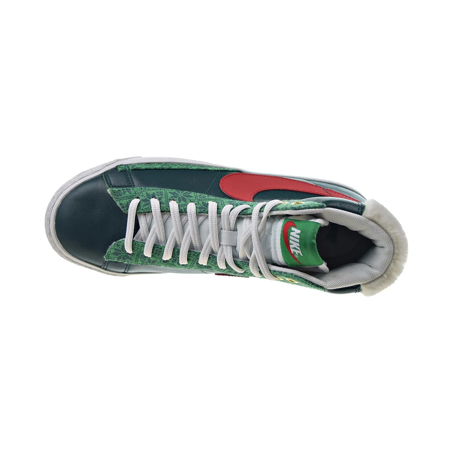 Nike Blazer Mid GS "Nordic Christmas" Big Kids' Shoes Atomic Teal-Red