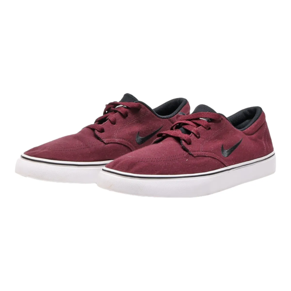 NIKE Low Top Trainers Red Canvas Mens UK 7.5