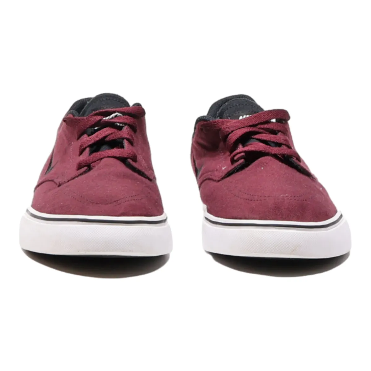 NIKE Low Top Trainers Red Canvas Mens UK 7.5